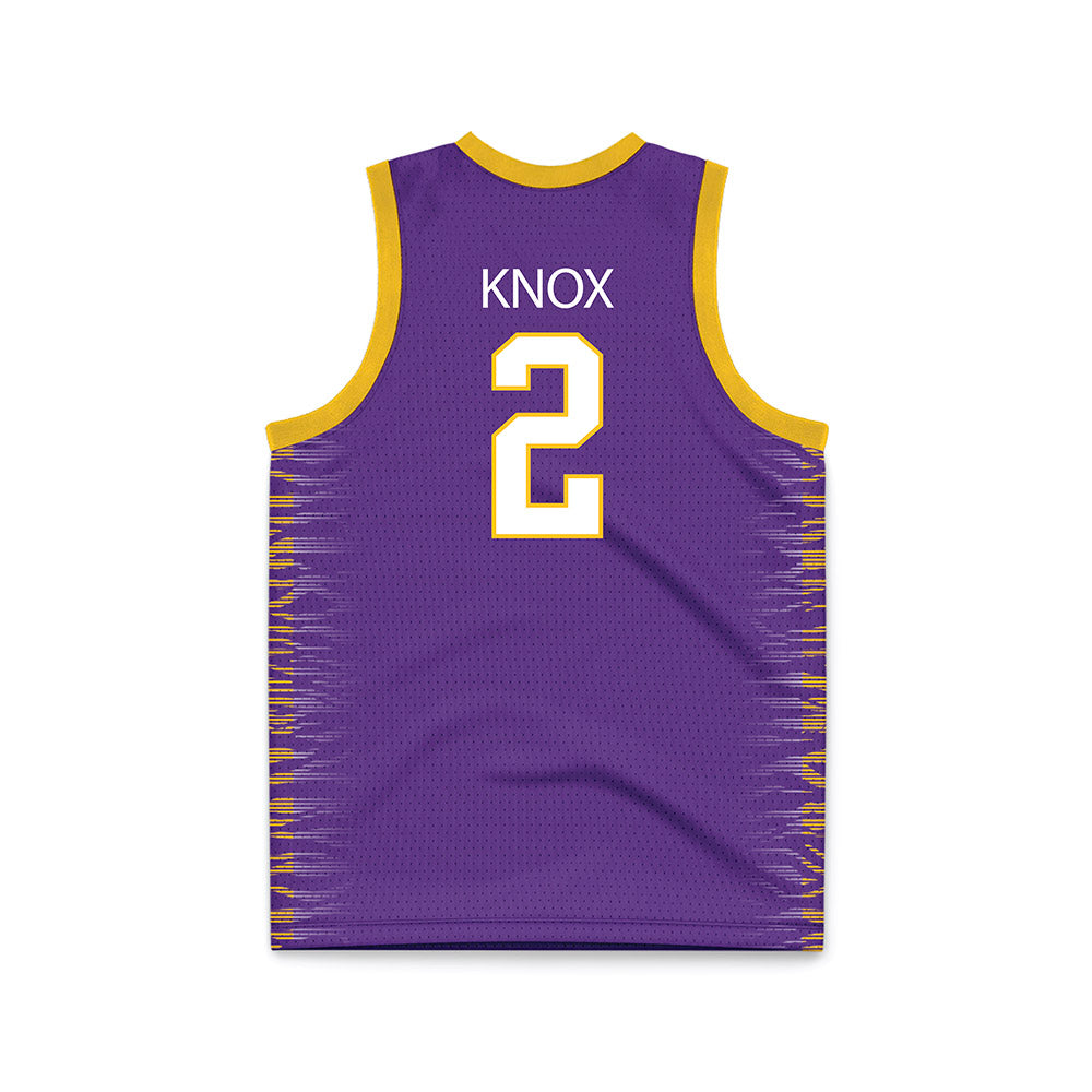 LSU - NCAA Women's Basketball : Grace Knox - Purple Basketball Jersey-1