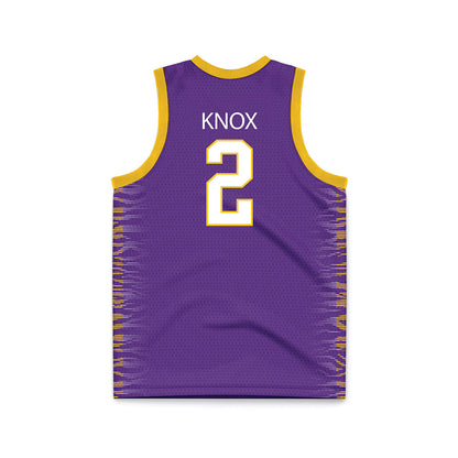 LSU - NCAA Women's Basketball : Grace Knox - Purple Basketball Jersey-1