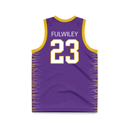 LSU - NCAA Women's Basketball : MiLaysia Fulwiley - Purple Basketball Jersey-1