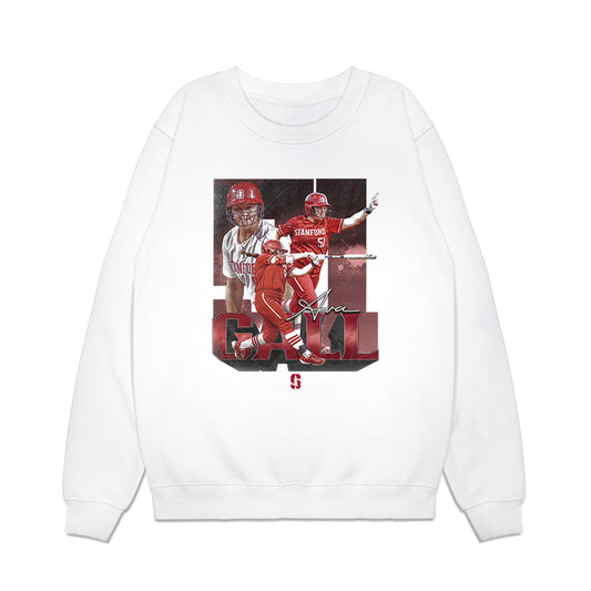 Stanford - NCAA Softball : Ava Gall - Collage Premium Crewneck Sweatshirt-0