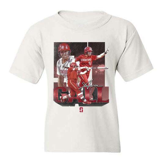 Stanford - NCAA Softball : Ava Gall - Collage Youth T-Shirt-0