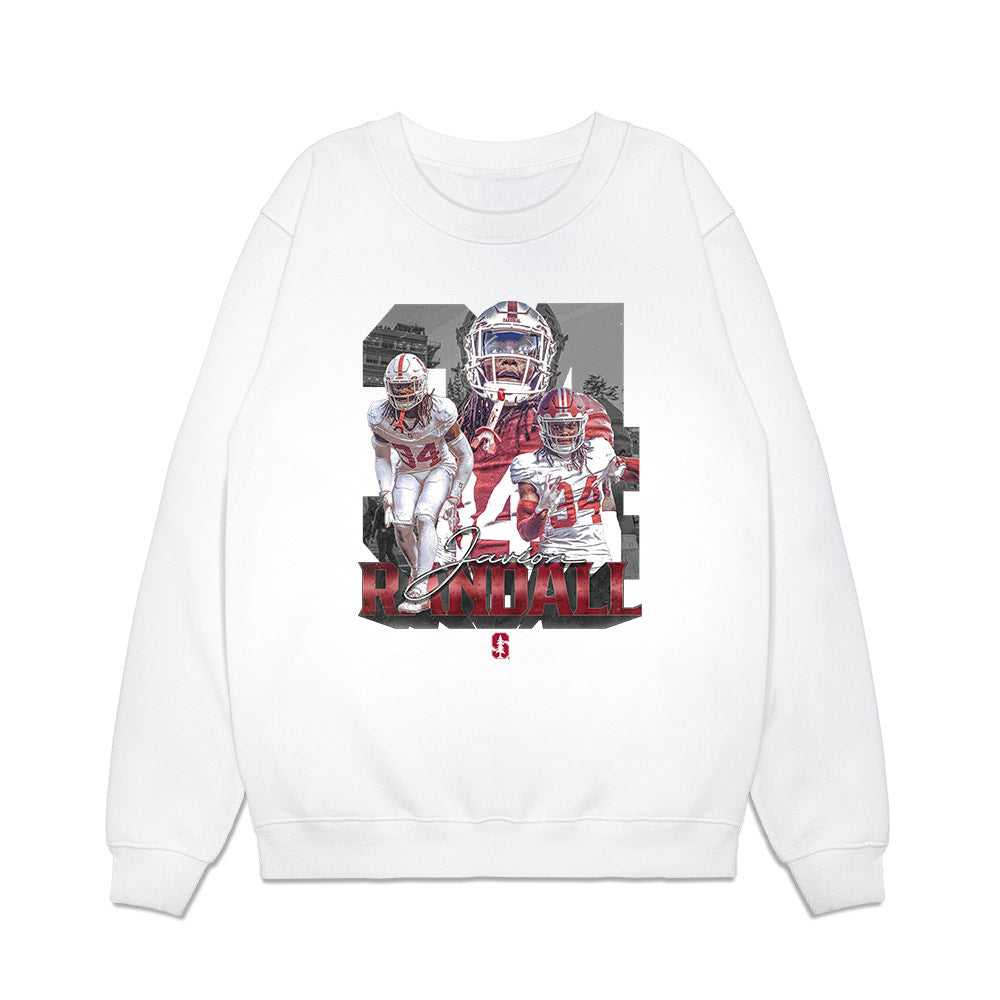 Stanford - NCAA Football : Javion Randall - Collage Premium Crewneck Sweatshirt-0
