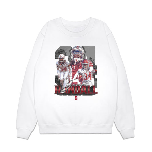 Stanford - NCAA Football : Javion Randall - Collage Premium Crewneck Sweatshirt-0