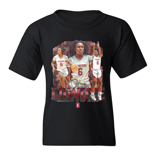 Stanford - NCAA Women's Basketball : Shay Ijiwoye - Collage Youth T-Shirt-0