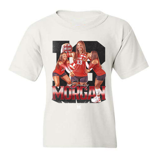 Miami of Ohio - Women's Volleyball Alumni : Emily Morgan - Youth T-Shirt-0