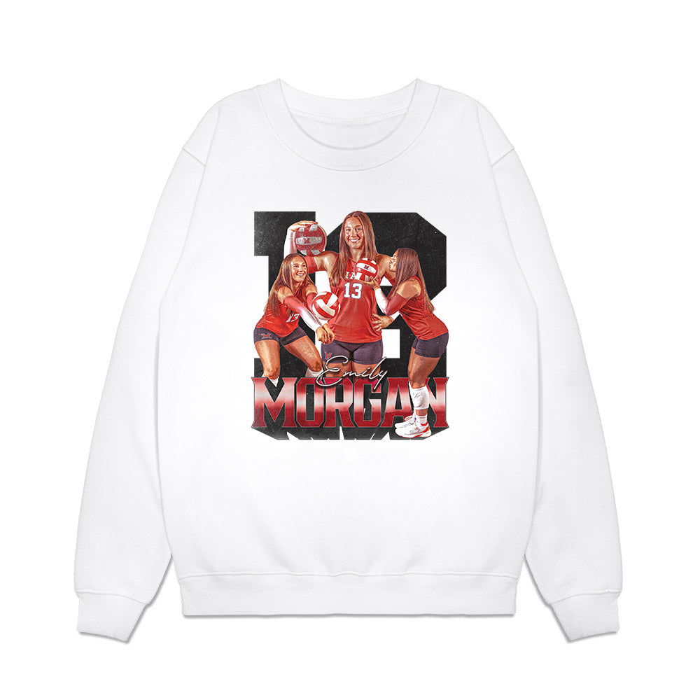 Miami of Ohio - Women's Volleyball Alumni : Emily Morgan - Premium Crewneck Sweatshirt-0