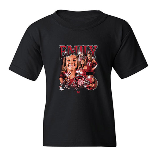 Miami of Ohio - Women's Volleyball Alumni : Emily Morgan - Collage Youth T-Shirt-0