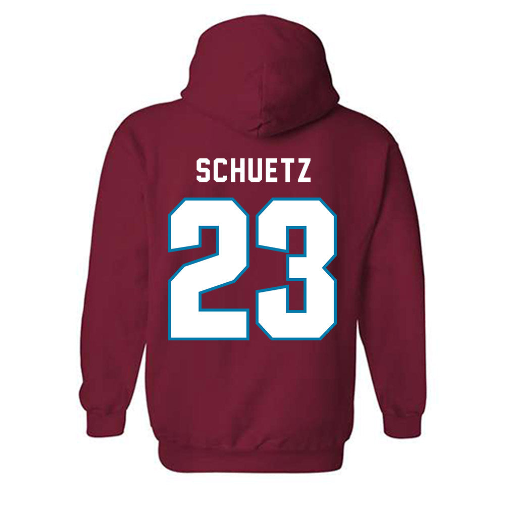 LMU - NCAA Women's Volleyball : Nicole Schuetz - Classic Shersey Hooded Sweatshirt-1