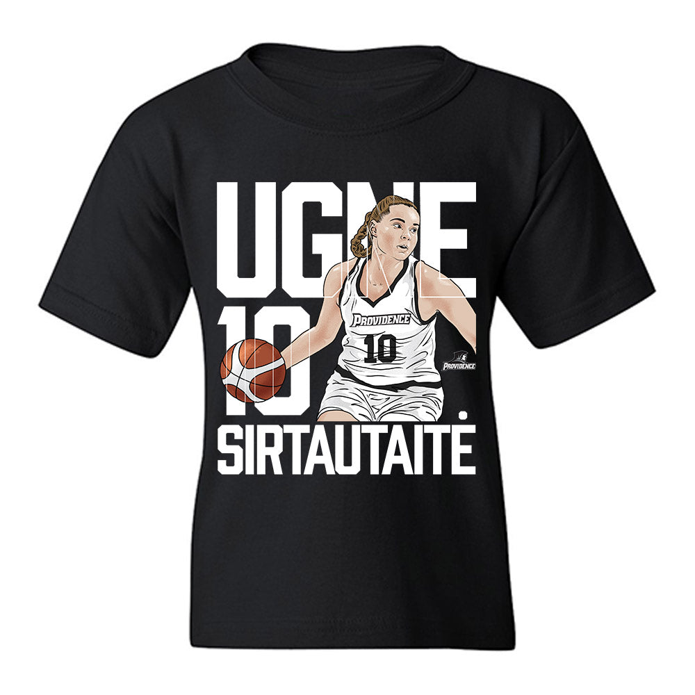 Providence - NCAA Women's Basketball : Ugne Sirtautaite - Caricature Youth T-Shirt-0