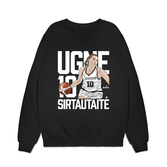 Providence - NCAA Women's Basketball : Ugne Sirtautaite - Caricature Premium Crewneck Sweatshirt-0