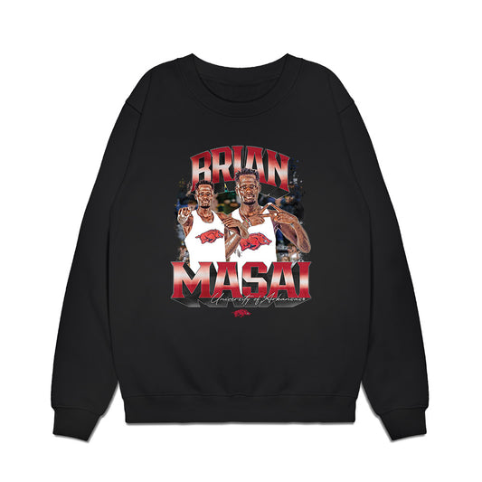 Arkansas - NCAA Men's Cross Country : Brian Masai - Collage Premium Crewneck Sweatshirt-0