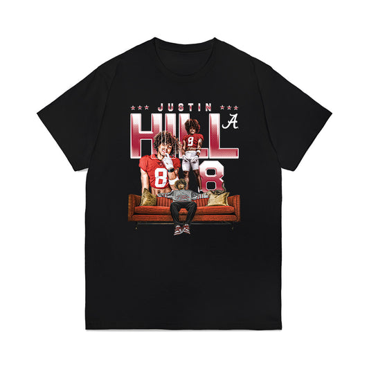 Alabama - NCAA Football : Justin Hill - Premium T-Shirt-0
