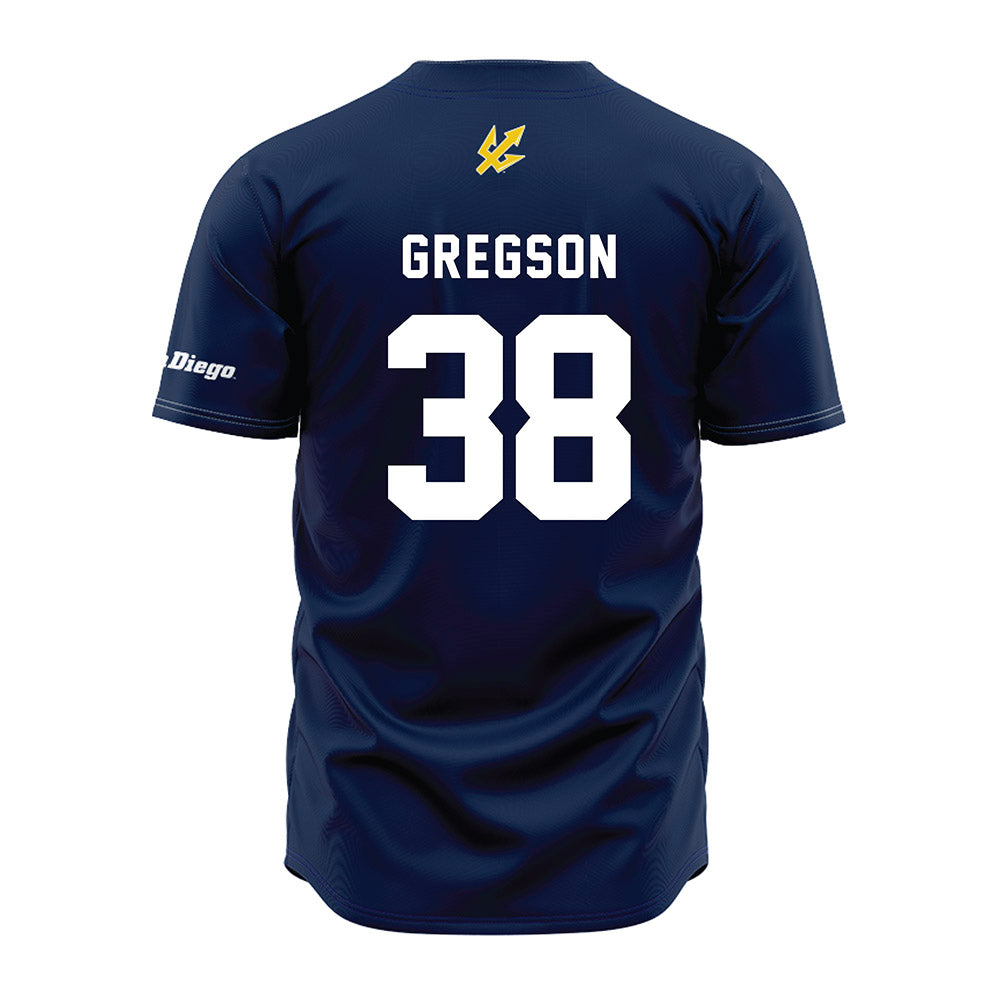 UCSD - NCAA Baseball : Niccolas Gregson - Jersey-1