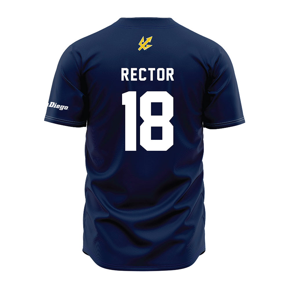 UCSD - NCAA Baseball : Trevor Rector - Jersey-1