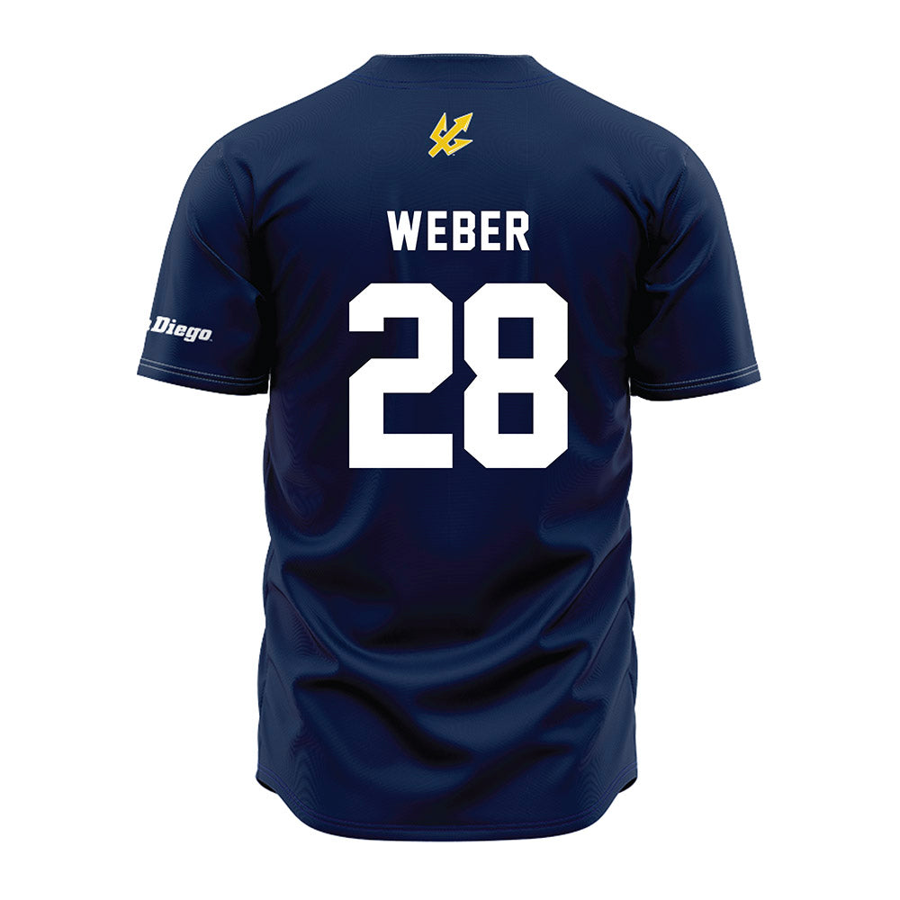 UCSD - NCAA Baseball : Chapman Weber - Jersey-1