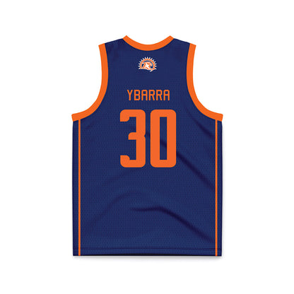 FPU - NCAA Women's Basketball : Jordyn Ybarra - Navy Basketball Jersey-1