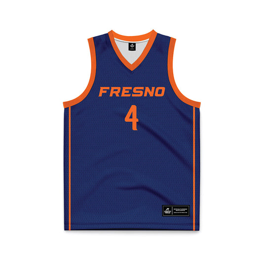 FPU - NCAA Women's Basketball : Kira Wilmurt - Navy Basketball Jersey-0