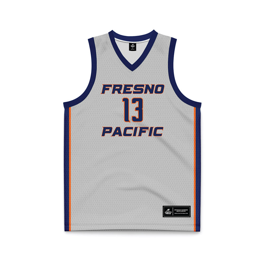 FPU - NCAA Women's Basketball : Mason Long - Light Grey Basketball Jersey-0