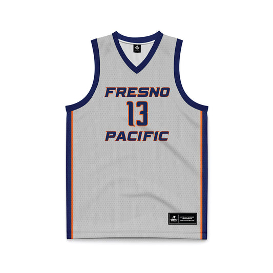 FPU - NCAA Women's Basketball : Mason Long - Light Grey Basketball Jersey-0