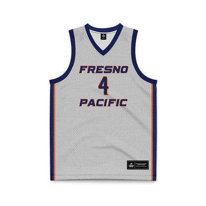 FPU - NCAA Women's Basketball : Kira Wilmurt - Light Grey Basketball Jersey-0