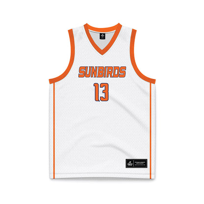 FPU - NCAA Women's Basketball : Mason Long - White Basketball Jersey-0