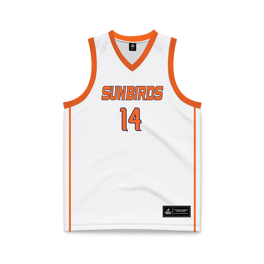 FPU - NCAA Women's Basketball : Sienna Evans - White Basketball Jersey-0