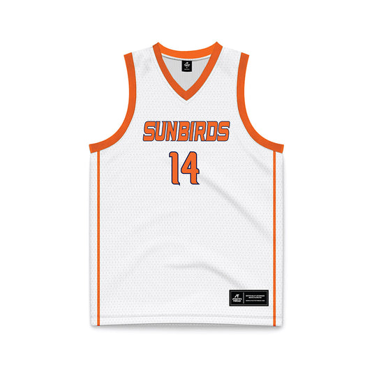 FPU - NCAA Women's Basketball : Sienna Evans - White Basketball Jersey-0