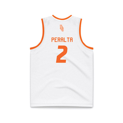 FPU - NCAA Men's Basketball : Isaac Peralta - White Basketball Jersey-1