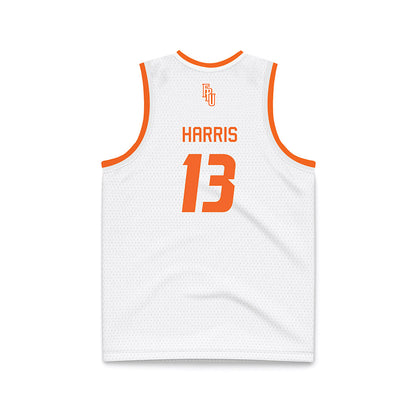 FPU - NCAA Men's Basketball : Brayden Harris - White Basketball Jersey-1