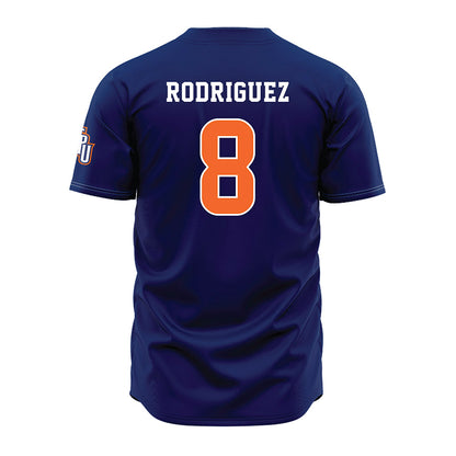 FPU - NCAA Baseball : Ruben Rodriguez - Navy Jersey-1