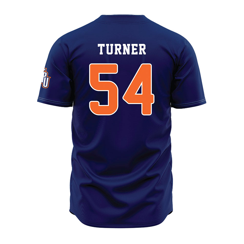 FPU - NCAA Baseball : Kelan Turner - Navy Jersey-1