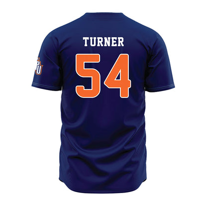 FPU - NCAA Baseball : Kelan Turner - Navy Jersey-1