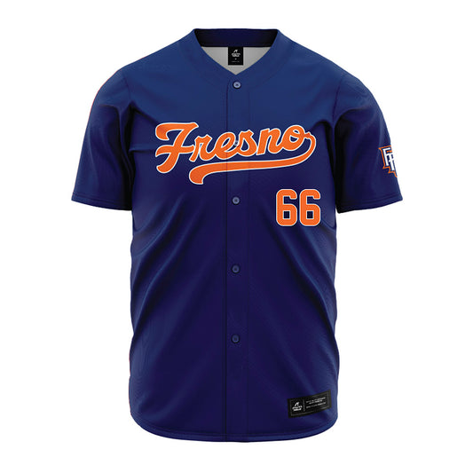 FPU - NCAA Baseball : Rogelio Torres - Navy Jersey-0