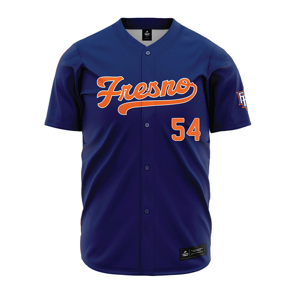 FPU - NCAA Baseball : Kelan Turner - Navy Jersey-0