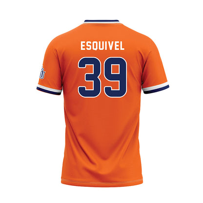 FPU - NCAA Baseball : Isaac Esquivel - Orange Baseball Jersey-1