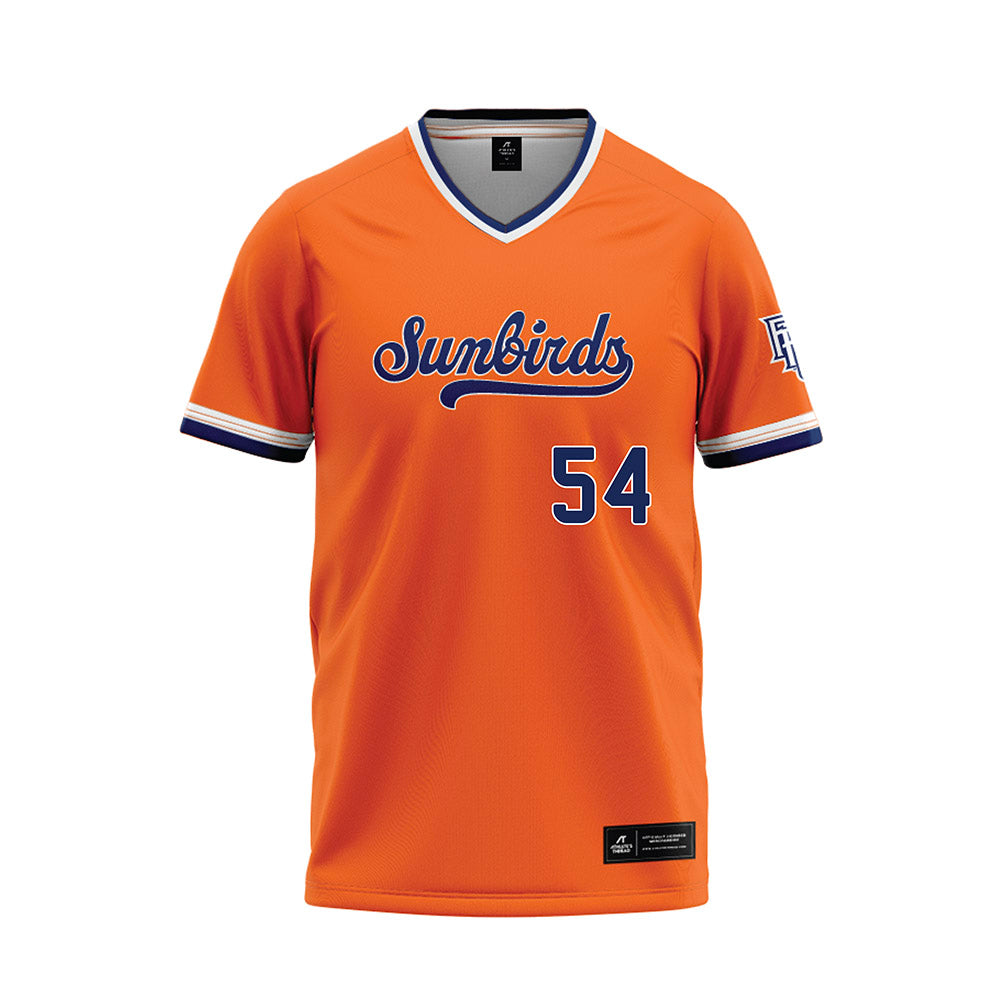 FPU - NCAA Baseball : Kelan Turner - Orange Jersey-0