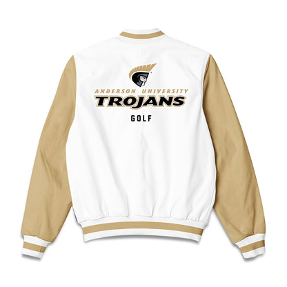 Anderson - NCAA Men's Golf : Julian Daws - Bomber Jacket-1