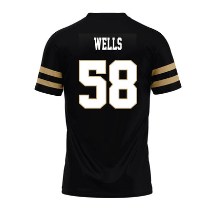 Anderson - NCAA Football : Mateo Wells - Black Premium Football Jersey-1