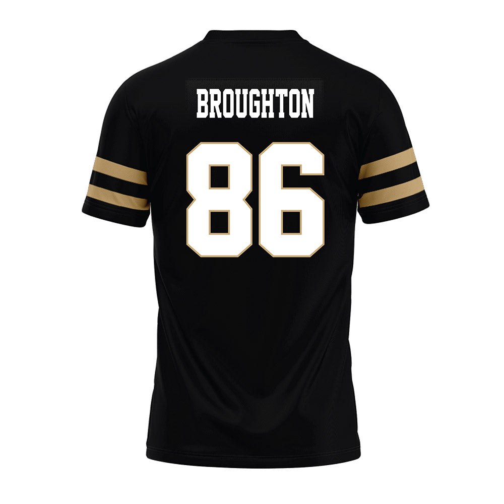 Anderson - NCAA Football : Tre Broughton - Black Premium Football Jersey-1