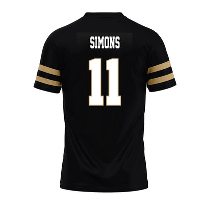 Anderson - NCAA Football : Bray Simons - Black Premium Football Jersey-1