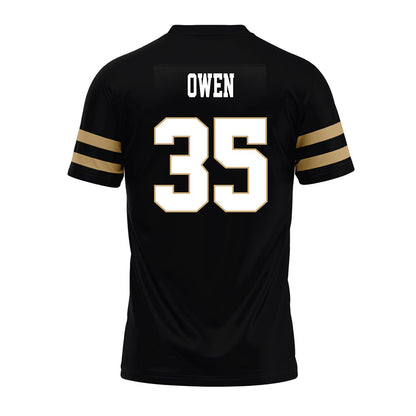 Anderson - NCAA Football : Carter Owen - Black Premium Football Jersey-1