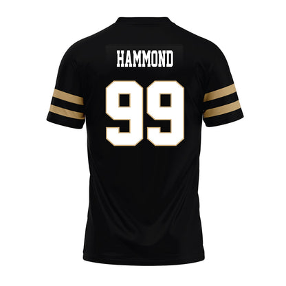 Anderson - NCAA Football : Corvarie Hammond - Black Premium Football Jersey-1