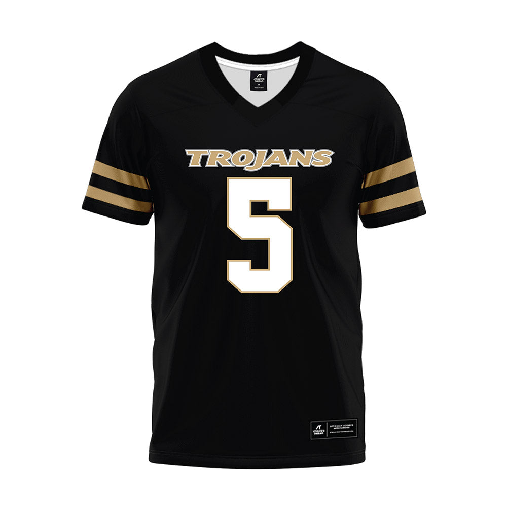 Anderson - NCAA Football : Jalon Warthen - Black Premium Football Jersey-0