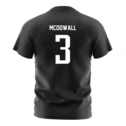 Anderson - NCAA Men's Soccer : Caleb McDowall - Black Soccer Jersey-1