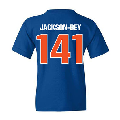 Morgan State - NCAA Wrestling : Jair Jackson-Bey - Classic Shersey Youth T-Shirt-1