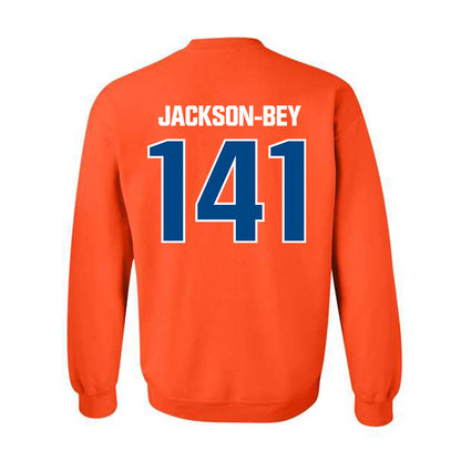 Morgan State - NCAA Wrestling : Jair Jackson-Bey - Classic Shersey Crewneck Sweatshirt-1
