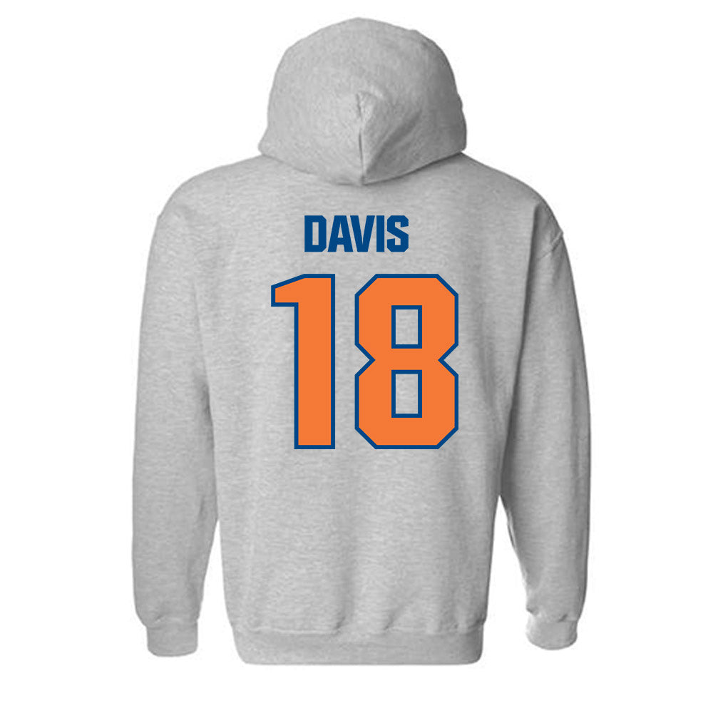 Morgan State - NCAA Football : James Davis - Classic Shersey Hooded Sweatshirt-1