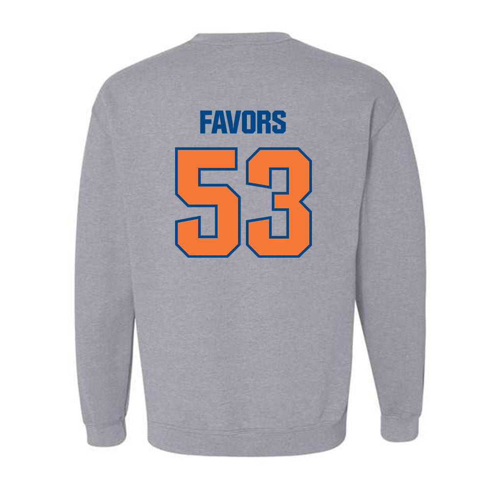 Morgan State - NCAA Football : Adorain Favors - Classic Shersey Crewneck Sweatshirt-1