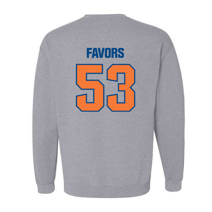 Morgan State - NCAA Football : Adorain Favors - Classic Shersey Crewneck Sweatshirt-1