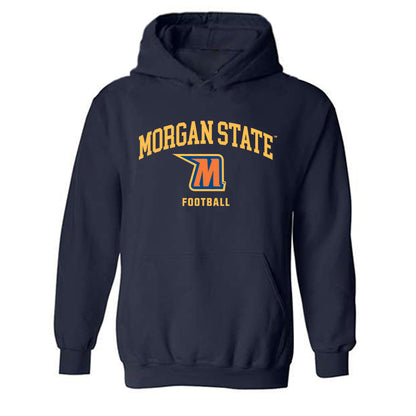 Morgan State - NCAA Football : James Davis - Classic Shersey Hooded Sweatshirt-0